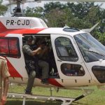 Bombeiros Mirins vivenciam instrução com participação do helicóptero Harpia I em Rio Branco, AC