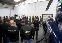 Governo do Paraná inaugura hangar do Grupamento de Operações Aéreas da Polícia Civil, em Bacacheri