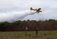 Reforço aéreo controlou 10 focos de incêndio nos últimos três dias no Piauí