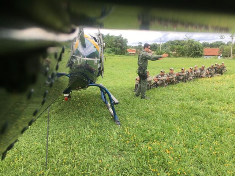 CIOPAer do Mato Grosso treina alunos do Curso de Policiamento de Fronteira