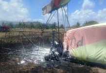 GTA de Pernambuco e SAMU foram acionados para resgate de vítima de acidente com ultraleve