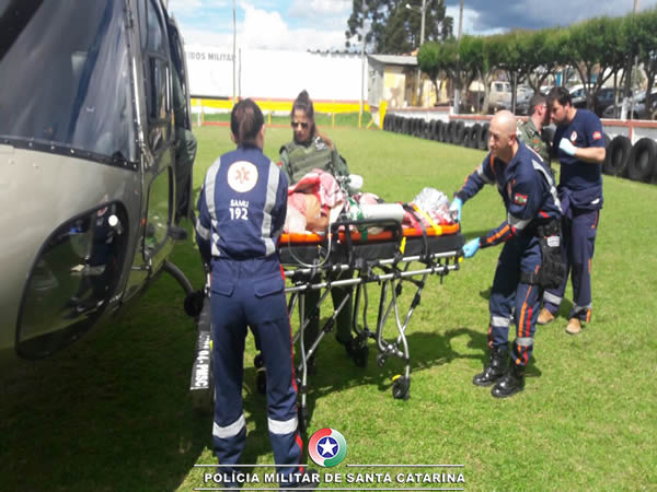 Tripulante do BAPM de Santa Catarina conclui estágio no SAMU e Corpo de Bombeiros Voluntários