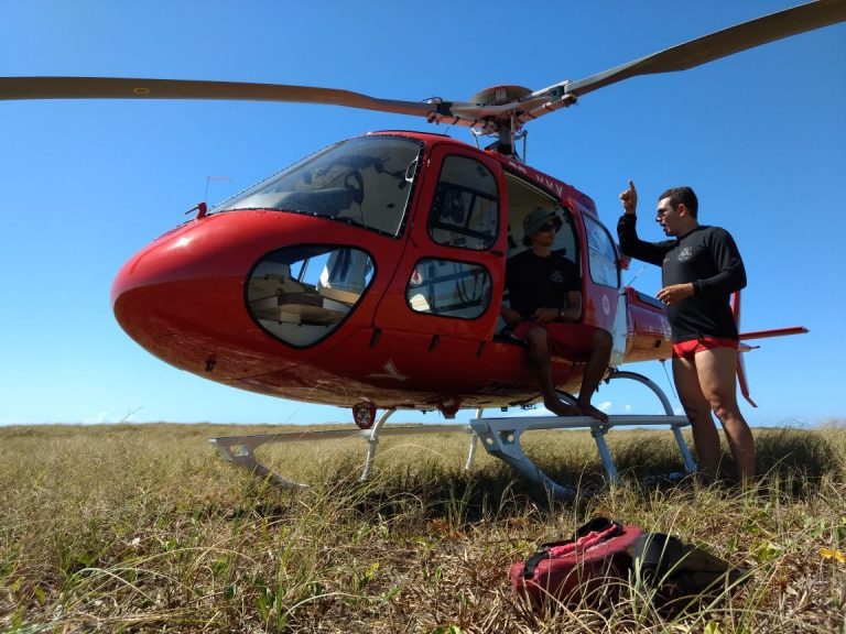 Corpo de Bombeiros/AL realiza simulado de salvamento com helicóptero Falcão 05