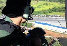 Divisão de Operações Aéreas da PRF e GGI Atibaia apoiam Operação Égide na rodovia Fernão Dias em São Paulo