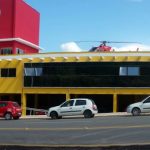 Novo Batalhão do Corpo de Bombeiros de Balneário Camboriú possui heliponto elevado. Foto: BOA/CBMSC.