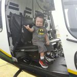 O presente de natal de um garoto foi conhecer o “picotoe” do CIOPAer