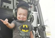 Presente de Natal emociona e deixa garoto feliz ao conhecer o “picotoe” do CIOPAer do Mato Grosso