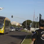 m fase de testes, drones do Detran-DF identificaram 382 infrações. Foto: Toninho Tavares/Agência Brasília