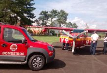 De volta para casa: Arcanjo 02 transporta mãe e filho que sobreviveram a acidente na BR-470