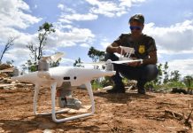Agência de Fiscalização do Distrito Federal usa drone para monitorar ocupações e descarte de lixo irregulares