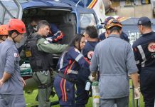 Recém-nascido é transferido de Leopoldina para Juiz de Fora em helicóptero da PM com apoio do SAMU