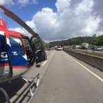 GTA de Pernambuco e SAMU resgatam vítima de capotamento na BR-101