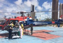 GTA de Pernambuco e SAMU resgatam vítima de capotamento na BR-101