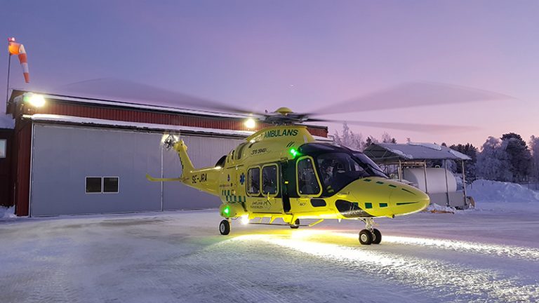Primeiro AW169 aeromédico inicia operações na Babcock Scandinavian Air Ambulance