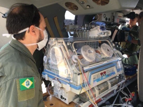 CIOPAER realiza transporte aeromédico de recém-nascido de Juazeiro do Norte para Fortaleza
