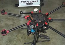 Drone é abatido ao tentar levar objetos ilícitos para dentro da Penitenciária Estadual da Dourados, MS