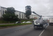 Batalhão de Operações Aéreas do Paraná resgata vítima de atropelamento na BR-376