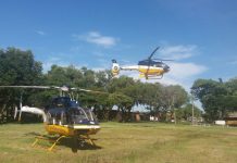 Helicópteros da PRF participaram da operação de segurança realizada para o julgamento de Lula no TRF-4