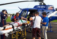 GRAER socorre paraquedista com fêmur fraturado em Itaparica