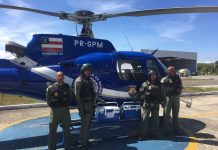 GRAER da PM da Bahia transporta órgãos para transplante