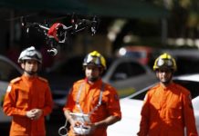 Corpo de Bombeiros do DF utiliza drone para inspecionar focos do mosquito da dengue no Hotel Torre Palace