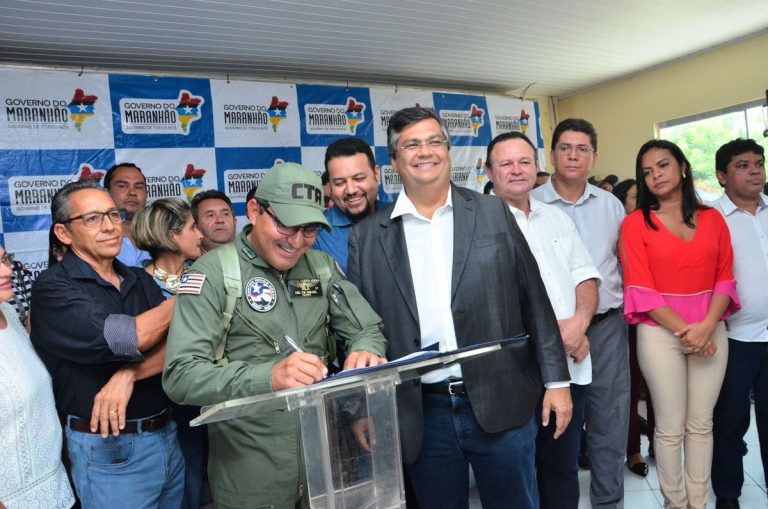 Governo do Maranhão inaugura base do Centro Tático Aéreo na cidade de Presidente Dutra