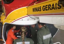 Novos tripulantes realizam treinamento e estágio no Batalhão de Operações Aéreas do CBMMG