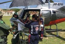 CIOPAer do Ceará realiza transporte aeromédico de idoso de Orós para Barbalha