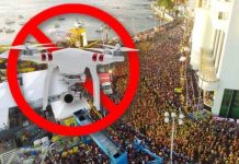 Ministério Público da Bahia recomenda que donos de trios elétricos e camarotes não utilizem drones durante o Carnaval 2018