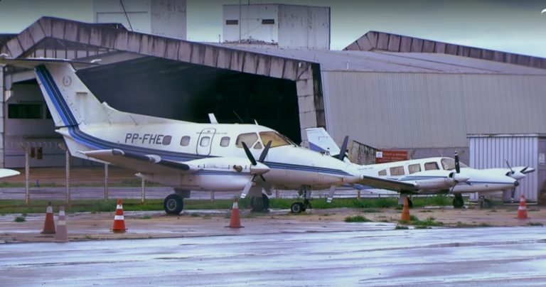 Aviões da FUNAI estão abandonados há mais de uma década em aeroporto do Distrito Federal