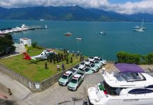 Águia 32 da PM apoia megaoperação contra crimes ambientais no Litoral Norte de São Paulo