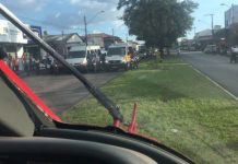 Helicóptero Bombeiro 01 socorre vítima de acidente de queda em construção no bairro Vila Santa Rita Acréscimo, em Goiânia