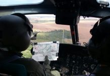 Manobras de pilotagem tática diurna e noturna fizeram parte do adestramento na Operação Rotores do Oeste da Aviação do Exército