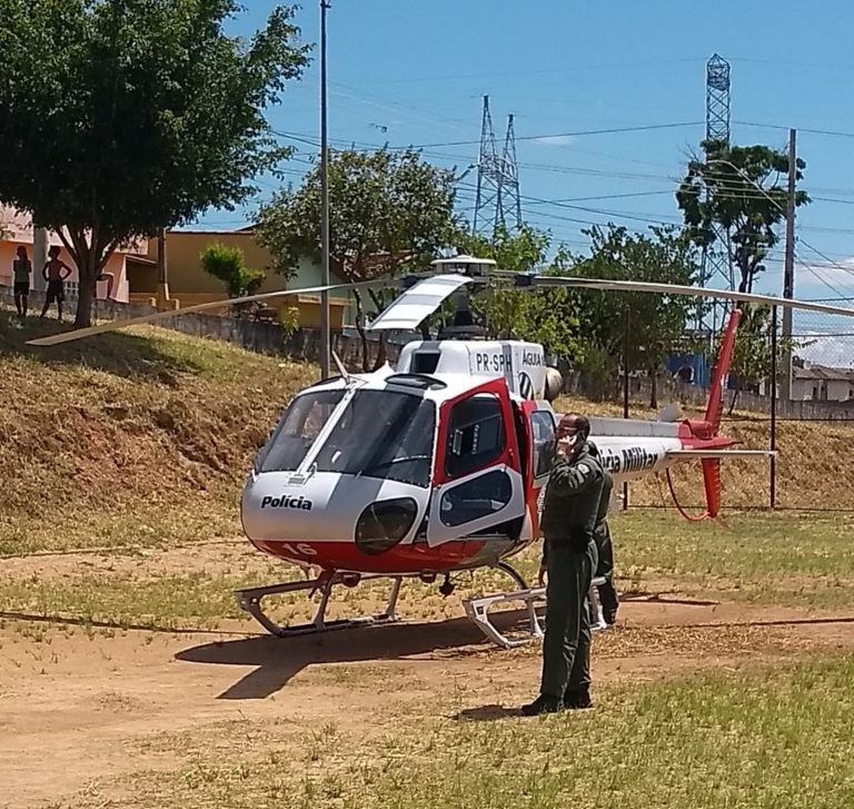 Mulher de 63 anos fica ferida após vazamento de gás em Jacareí e é socorrida de helicóptero