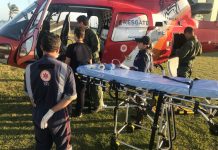 Equipe aeromédica do helicóptero Falcão 05 socorre criança vítima de afogamento em Capela, Alagoas