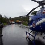 Guardião 05 do GRAER da PM da Bahia socorre vítima de acidente na BA-523, em Candeias