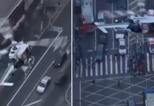 Helicóptero da RecordTV filma ação da PM para prender dois marginais que mataram idoso em São Paulo