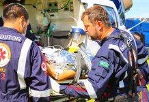 Helicóptero Saúde 02 do SAMU Regional Maringá socorre vítimas feridas em Astorga e em Água Boa, no Paraná