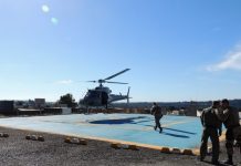 Companhia de Aviação de Lages treina Guarnição Especial de Mafra sobre segurança em operações aéreas