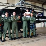 Menino de 6 anos realiza sonho de conhecer a base do Grupo Tático Aéreo do Amapá. Foto: Netto Lacerda/Sejusp.