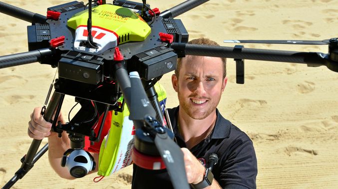 Os Drones utilizados para salvar pessoas e prevenir ataques de tubarões na Austrália