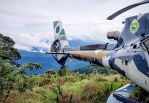 Helicóptero Falcão 04 da PM realiza voos pela vida em apoio ao Corpo de Bombeiros do Paraná