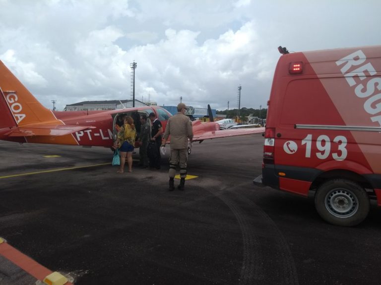 Bombeiros realizam transporte aeromédico de adolescente gestante para Porto Velho, RO