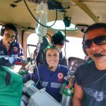 SAER e SAMU transportam paciente idosa de Araranguá para Hospital de Caçador, SC