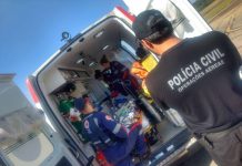 SAER da Polícia Civil de SC e SAMU transportam paciente idosa de Araranguá para Hospital de Caçador