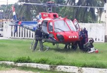 Equipe aeromédica do GTA resgata vítima de ataque de tubarão em Jaboatão dos Guararapes, PE