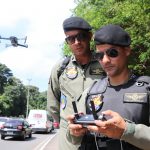 Polícia Militar da Bahia e DETRAN realizam fiscalização de trânsito com apoio de drone