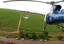 Drone cruza rota de helicóptero aeromédico em Maringá e assusta tripulação