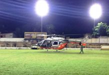 CIOPAer do Ceará socorre homem que caiu de prédio no Centro de Guaramiranga