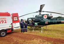 Menino picado por escorpião amarelo em Colorado é socorrido por helicóptero do SAMU